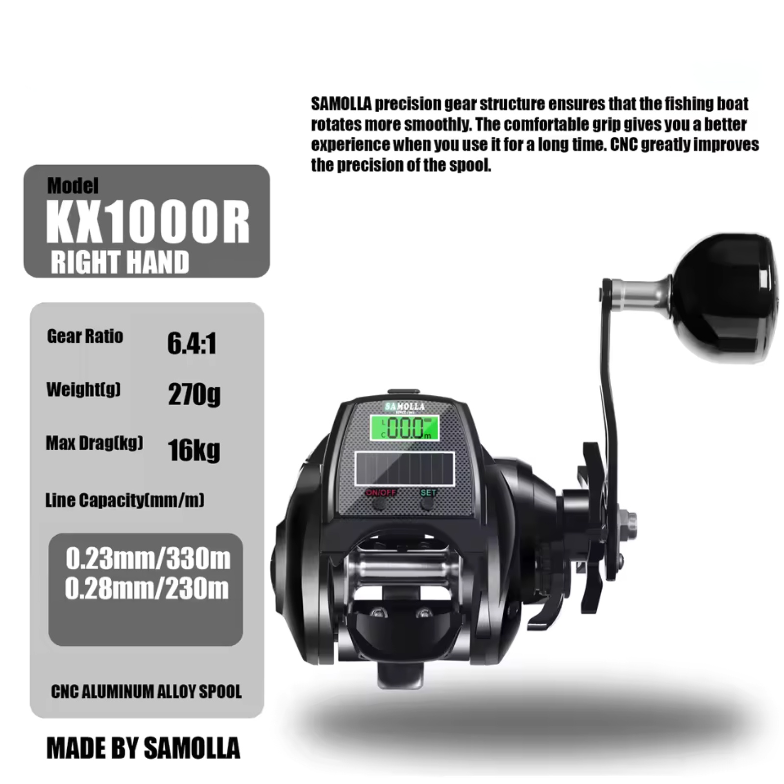 Carretel de pesca elétrico res - Ice Fishing Reel avaliação e preço