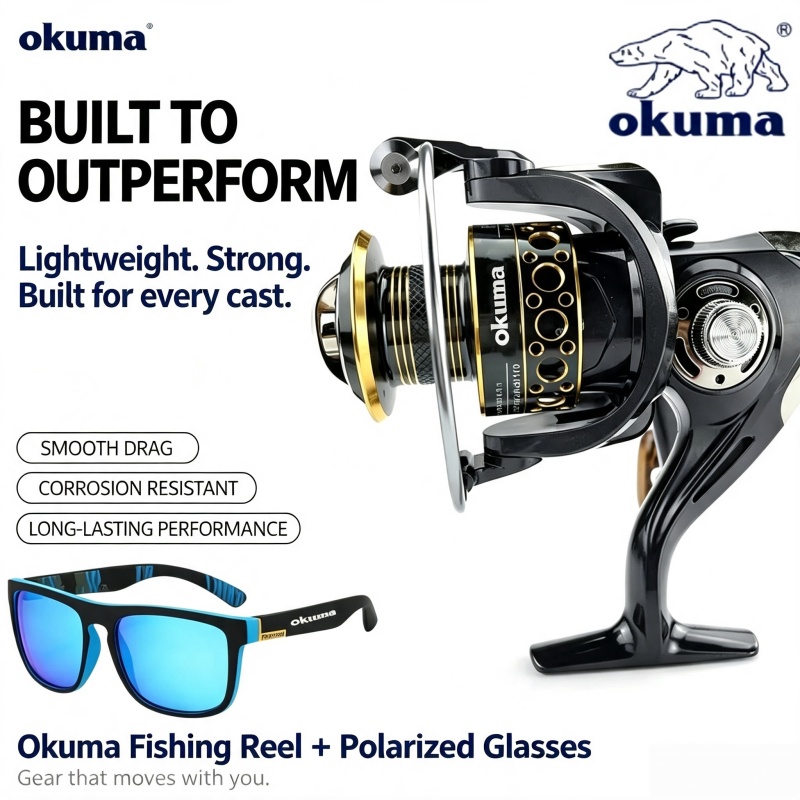 Carretilha de Pesca OKUMA, Car - Ice Fishing Reel avaliação e preço